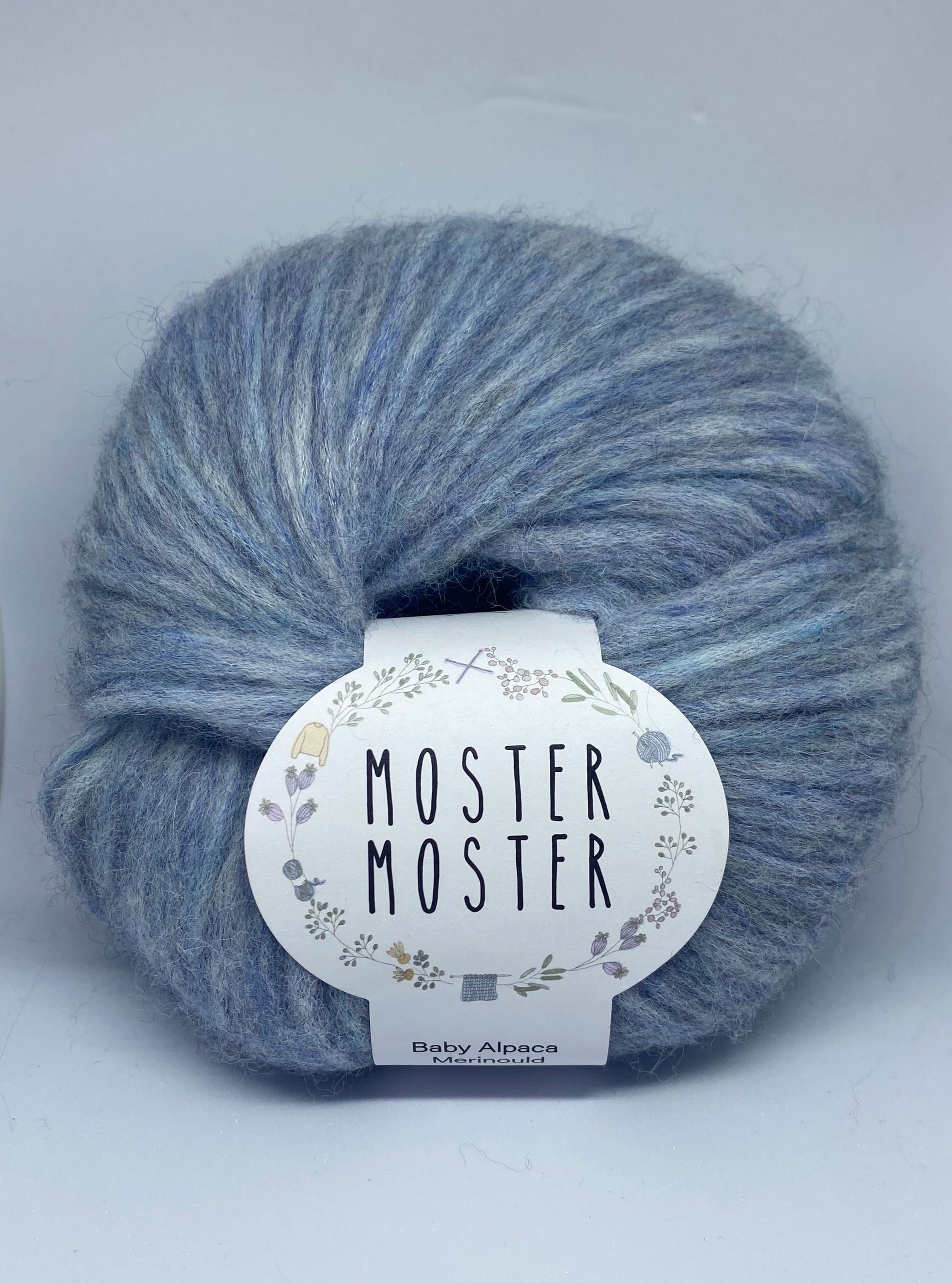 LIGHT BLUE (BABY ALPACA MERINO WOOL)